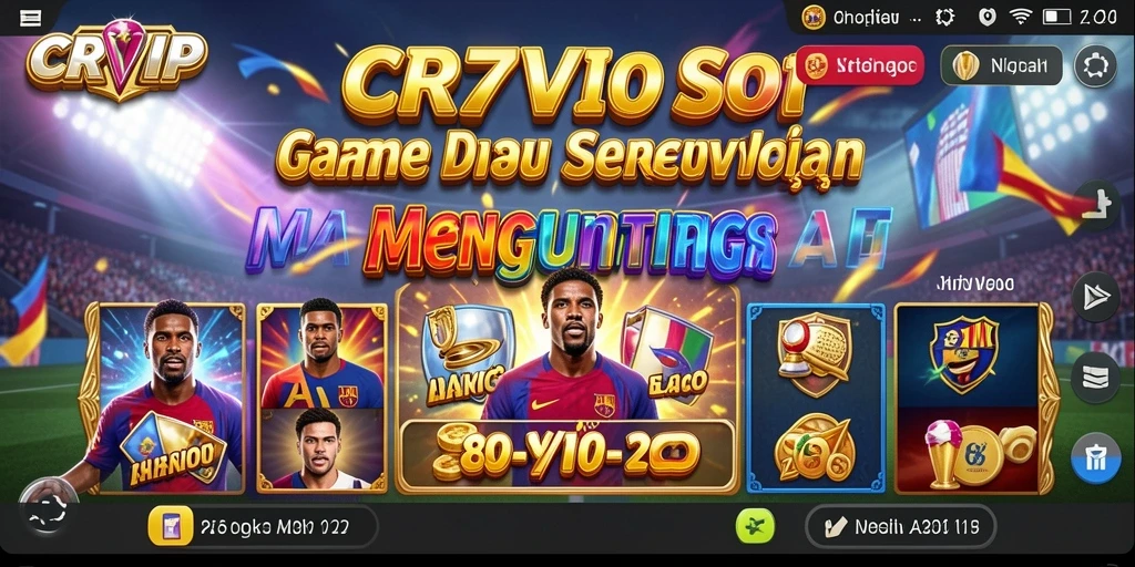 Screenshot gameplay CR7VIP menampilkan mesin Slot yang menarik dengan fitur interaktif.