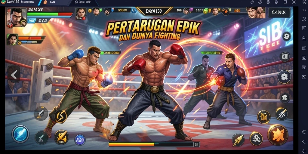 Tampilan menegangkan dari pertempuran epic di DAYA138.