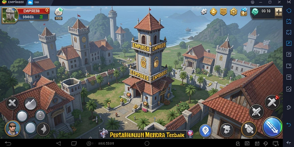 Gameplay EMPIRE88 yang menantang dalam pertahanan menara.