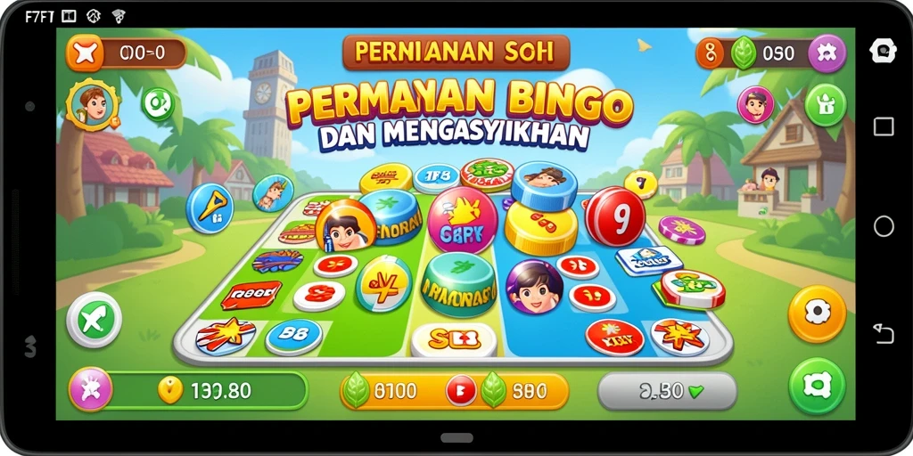 Tampilan gameplay seru Bingo di F7F7.