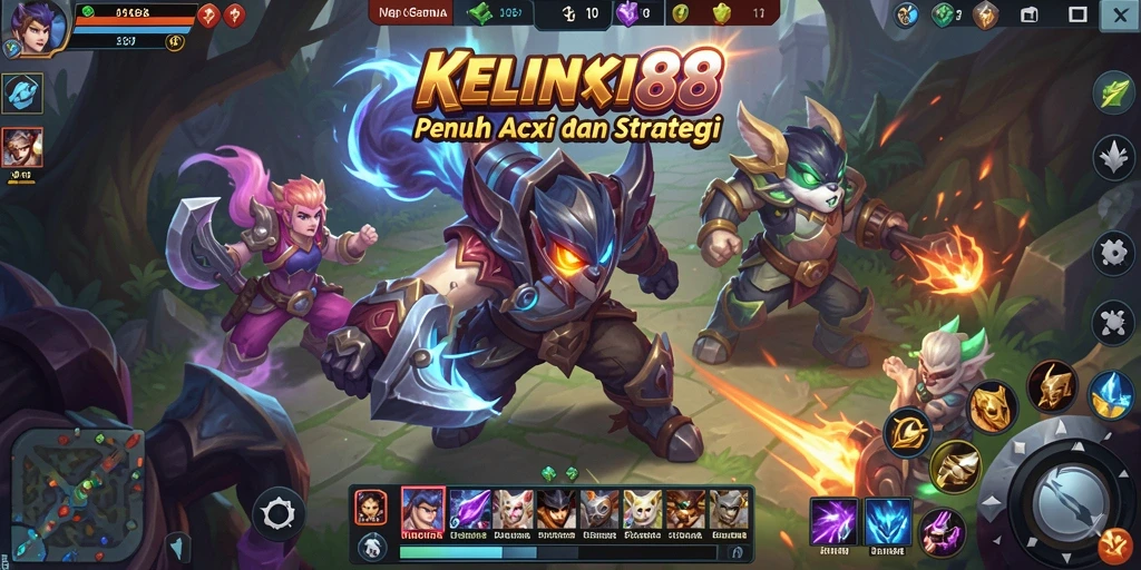 Tampilan layar permainan KELINCI88 dengan aksi seru di arena.
