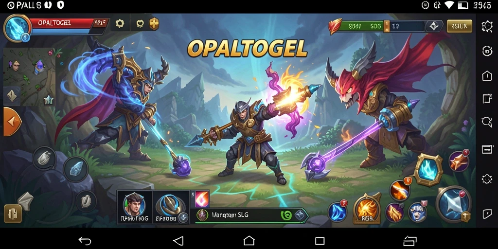 Screenshot gameplay menampilkan strategi mendalam dalam OPALTOGEL.