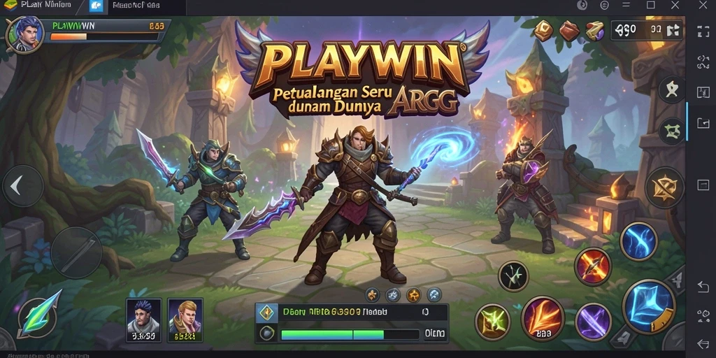 Tampilan gameplay seru dalam dunia fantasi ARPG.