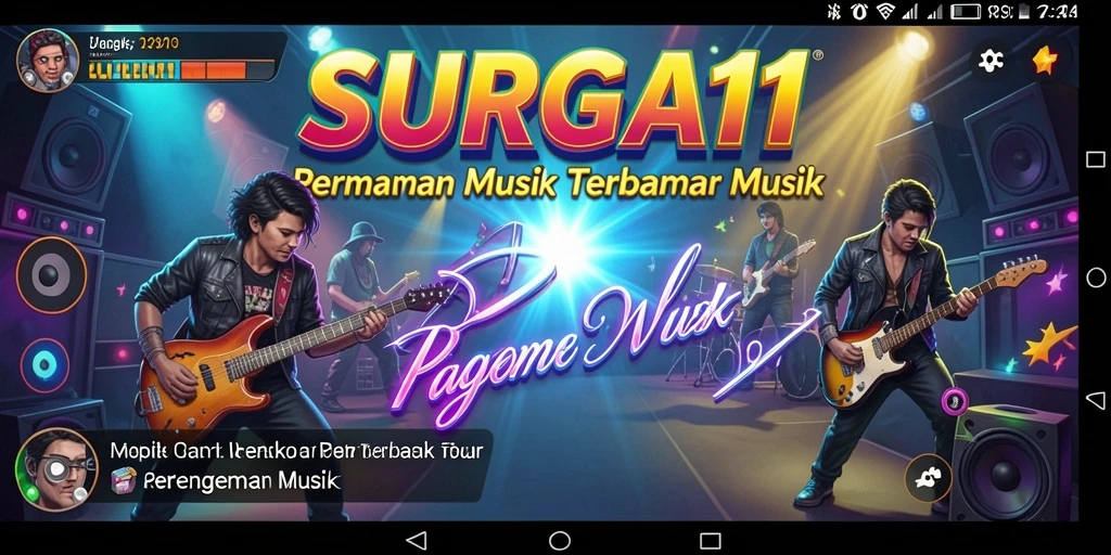 Tampilan gameplay SURGA11 yang penuh warna dan menarik.