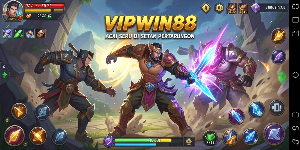 Tampilan gameplay seru dari VIPWIN88 dengan aksi menegangkan.